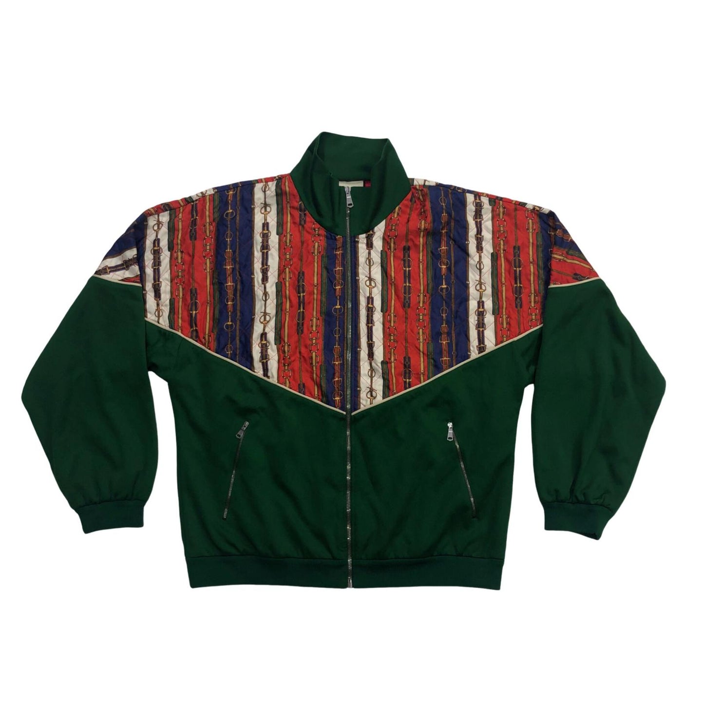 GUCCI | グッチ バイマテリアルテクニカルジャケット ジャージ 575740 グリーン【瀬戸大橋店】