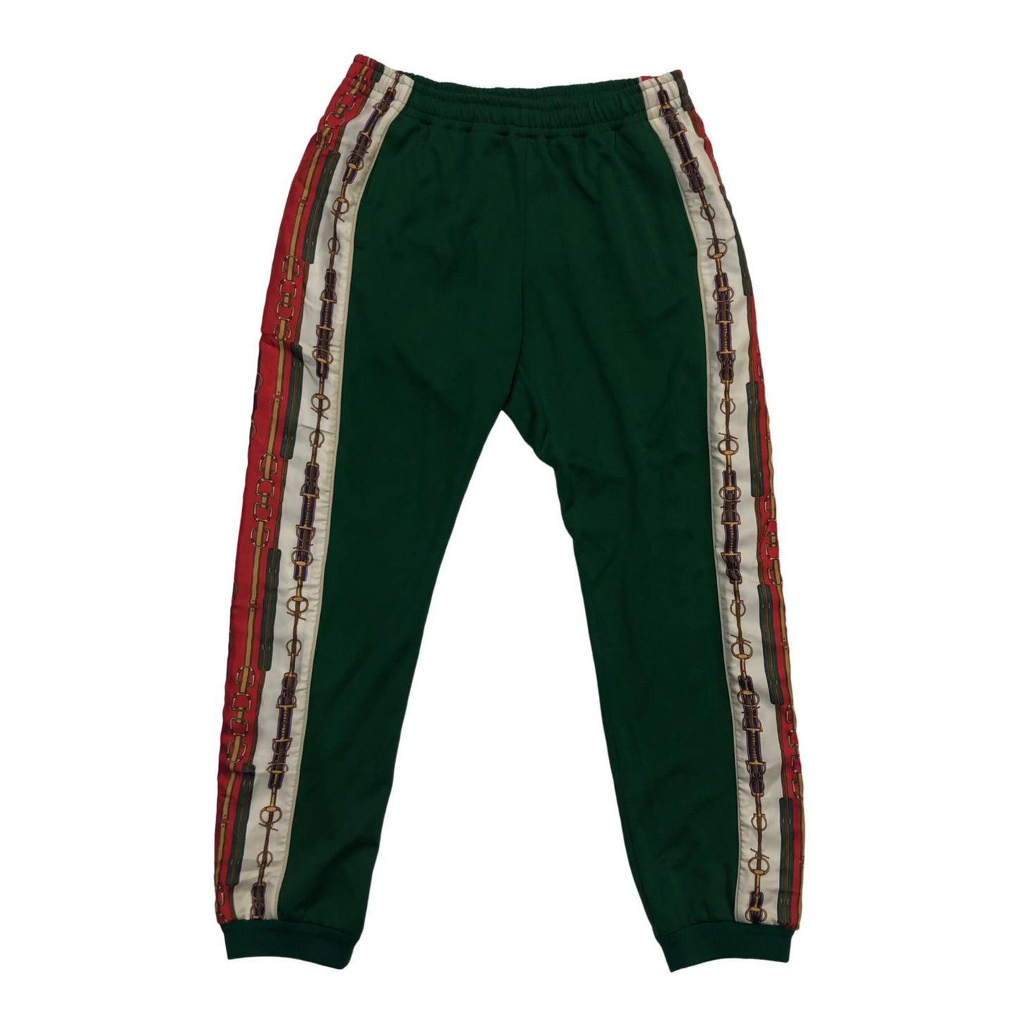 GUCCI | グッチ GGジャカード サイドストライプ テクニカルトラックパンツ パンツ 575739 グリーン【瀬戸大橋店】