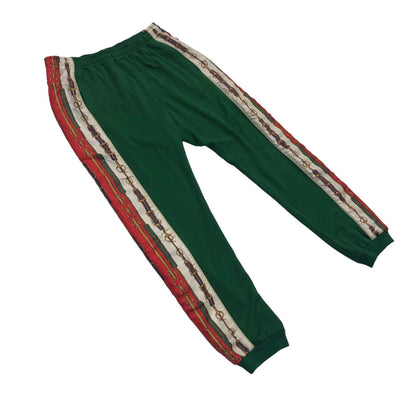 GUCCI | グッチ GGジャカード サイドストライプ テクニカルトラックパンツ パンツ 575739 グリーン【瀬戸大橋店】