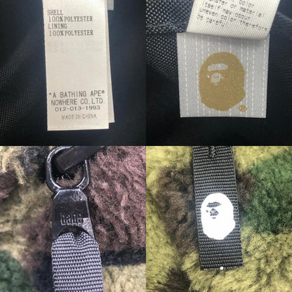 A BATHING APE | アベイシングエイプ 1ST CAMO FLEECE DAYPACK リュック・デイパック 001BAL803001K カーキ【瀬戸大橋店】