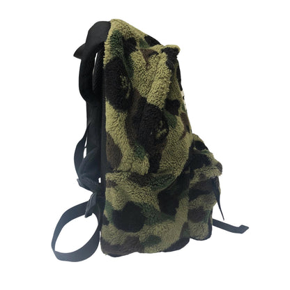 A BATHING APE | アベイシングエイプ 1ST CAMO FLEECE DAYPACK リュック・デイパック 001BAL803001K カーキ【瀬戸大橋店】