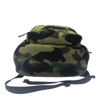 A BATHING APE | アベイシングエイプ 1ST CAMO FLEECE DAYPACK リュック・デイパック 001BAL803001K カーキ【瀬戸大橋店】
