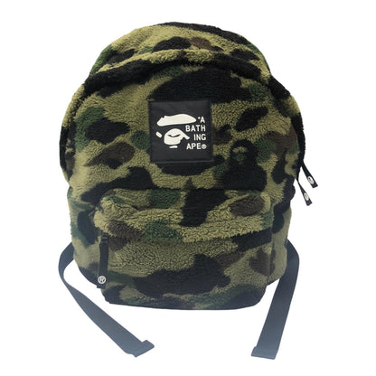 A BATHING APE | アベイシングエイプ 1ST CAMO FLEECE DAYPACK リュック・デイパック 001BAL803001K カーキ【瀬戸大橋店】