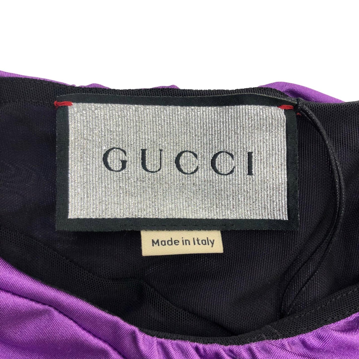 GUCCI | グッチ GUCCI × Balenciaga Ruched Top 長袖Ｔシャツ パープル サイズ：42【瀬戸大橋店】