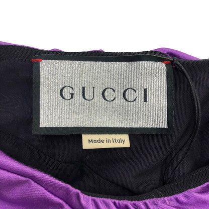 GUCCI | グッチ GUCCI × Balenciaga Ruched Top 長袖Ｔシャツ パープル サイズ：42【瀬戸大橋店】