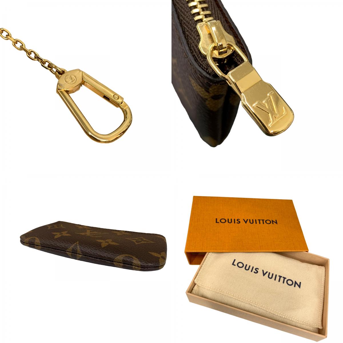 LOUIS VUITTON | ルイ・ヴィトン ポシェット クレ モノグラム コインケース M62650 ブラウン【瀬戸大橋店】