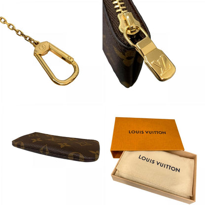 LOUIS VUITTON | ルイ・ヴィトン ポシェット クレ モノグラム コインケース M62650 ブラウン【瀬戸大橋店】