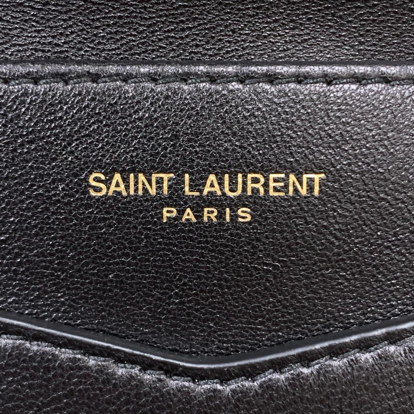SAINT LAURENT | サンローラン ゲイビー ダブルフラップ チェーンポーチ ショルダーバッグ TGN685596・0623 マトラッセ チェーン付き ブラック【瀬戸大橋店】