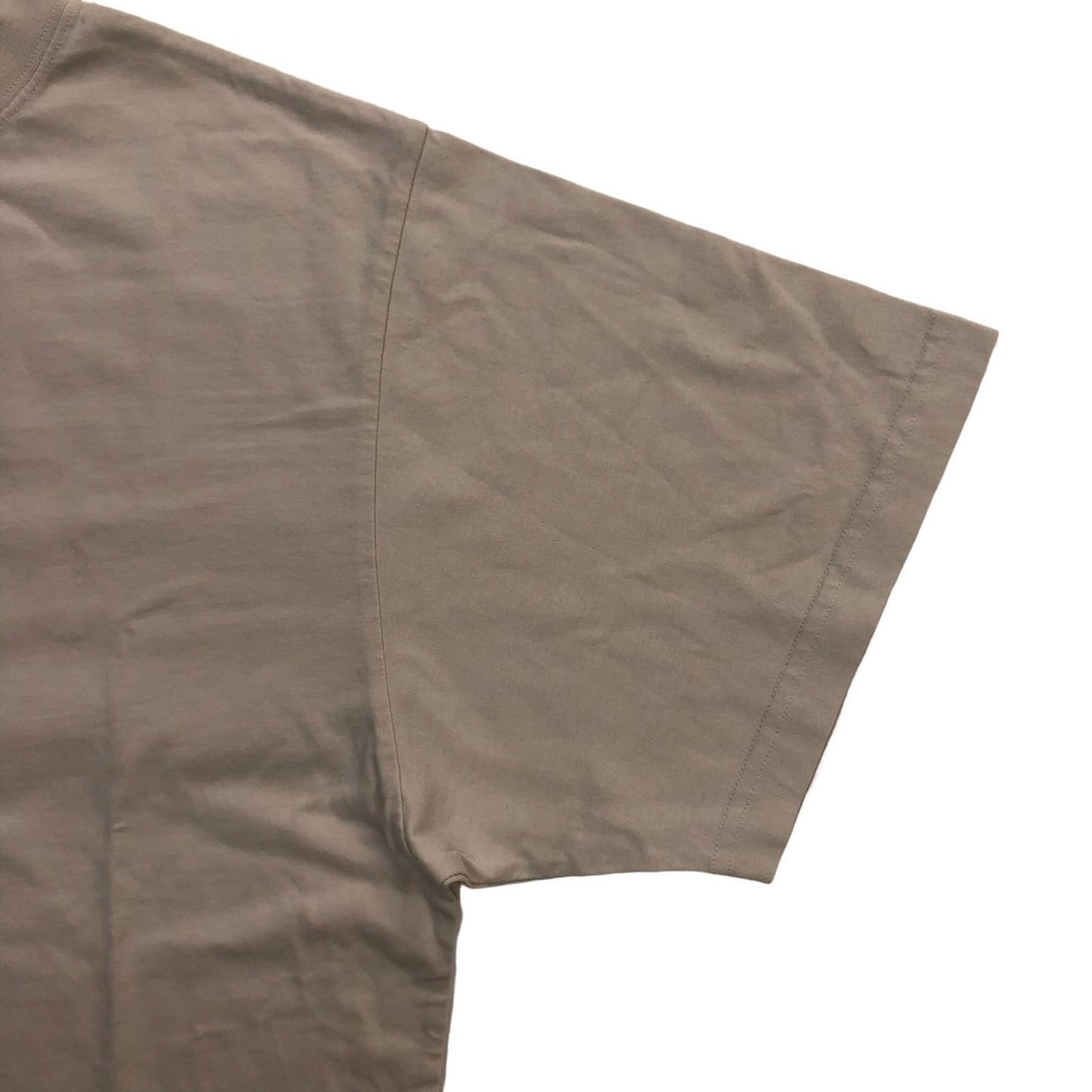 BALENCIAGA | バレンシアガ Hem Long T-Shirt Boxy Fit 半袖Ｔシャツ ベージュ【瀬戸大橋店】