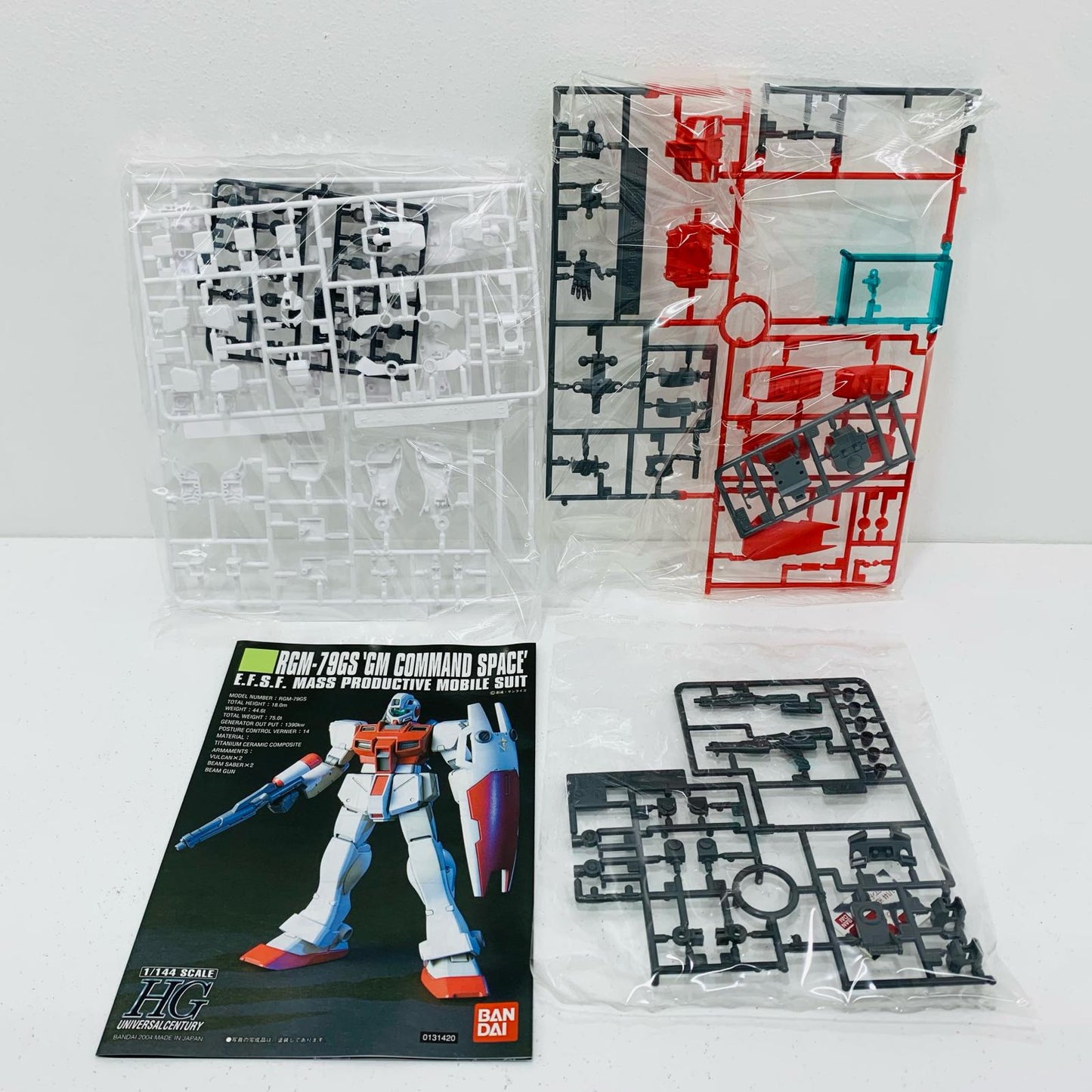 プラモデル 1/144HGUCRGM-79GSジム・コマンド(宇宙仕様)「機動戦士ガンダム0080ポケットの中の戦争」 RGM-79GSジム・コマンド HG【加古川物流】