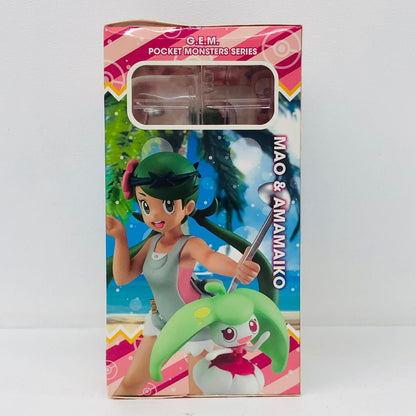 フィギュア G.E.M.シリーズマオ＆アママイコ「ポケットモンスターサン＆ムーン」 マオ&アママイコ G.E.M.【フィギュア】【加古川物流】