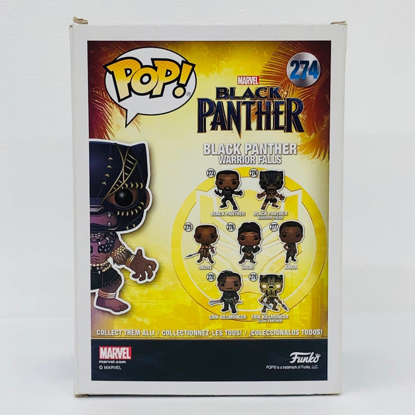 フィギュア ブラックパンサー(ウォーリアー・フォールズ版)「ブラックパンサー」POP!MarvelSeries#274 ブラックパンサー ポップシリーズ【フィギュア】【加古川物流】