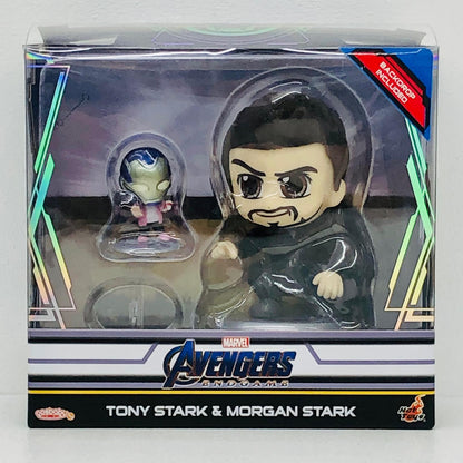 フィギュア トニー・スターク＆モーガン・スターク2体セット「アベンジャーズ/エンドゲーム」コスベイビーサイズSエクスクルーシブ・ストアbyホットトイズ限定 トニー・スターク&モーガン・スターク コスベイビーサイズS エクスクルーシブ・ストアbyホットトイズ限定【フィギュア】【加古川物流】