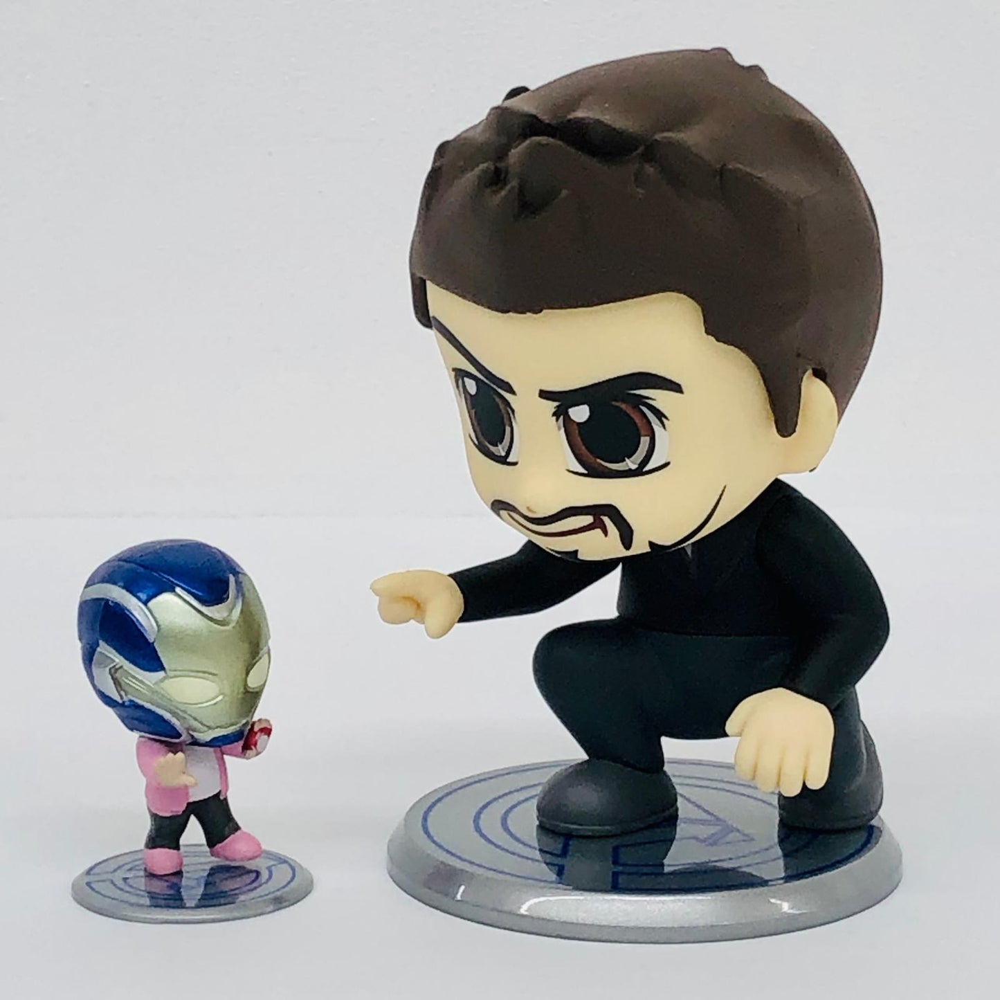 フィギュア トニー・スターク＆モーガン・スターク2体セット「アベンジャーズ/エンドゲーム」コスベイビーサイズSエクスクルーシブ・ストアbyホットトイズ限定 トニー・スターク&モーガン・スターク コスベイビーサイズS エクスクルーシブ・ストアbyホットトイズ限定【フィギュア】【加古川物流】