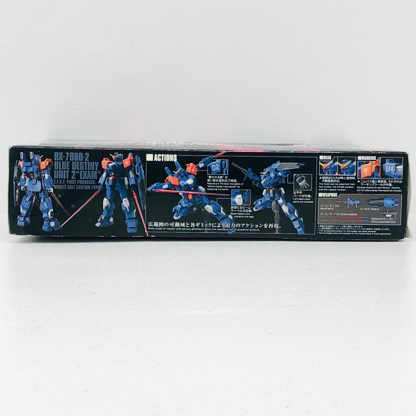 プラモデル 1/144HGUCRX-79BD-2ブルーディスティニー2号機`EXAM`「機動戦士ガンダム外伝THEBLUEDESTINY」 RX-79BD-1ブルーディスティニー1号機 EXAM HG【加古川物流】