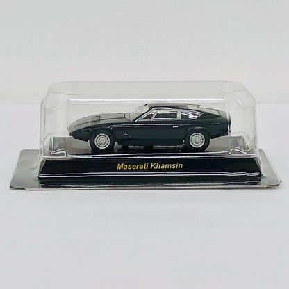 おもちゃ・玩具 1/64MaseratiKhamsin(ブラック)「マセラッティミニカーコレクション」サークルK・サンクス限定 Maserati Khamsin 1/64スケール サークルK・サンクス限定【加古川物流】