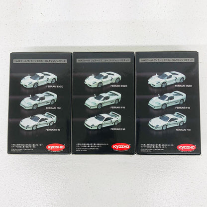 おもちゃ・玩具 1/64フェラーリミニカーコレクションリミテッド(3台セット)サークルKサンクス30周年記念 フェラーリミニカーコレクションリミテッド 1/64スケール【加古川物流】
