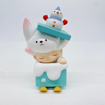 フィギュア Snow Fox 「POPMART DIMOO Christmas クリスマス 2020シリーズ」 Snow Fox DIMOO Christmas クリスマス 2020【フィギュア】【加古川物流】