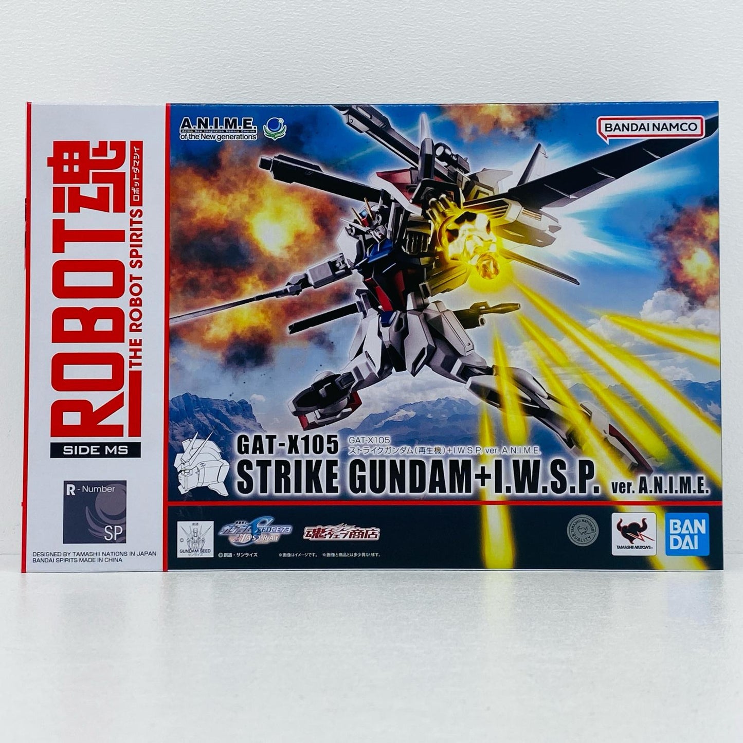 フィギュア ROBOT魂＜SIDEMS＞GAT-X105ストライクガンダム(再生機)+I.W.S.P.ver.A.N.I.M.E.「機動戦士ガンダムSEEDC.E.73ΔASTRAY」魂ウェブ商店限定 GAT-X105ストライクガンダム(再生機)+I.W.S.P.ver.A.N.I.M.E. ROBOT魂 魂ウェブ商店限定【フィギュア】【加古川物流】