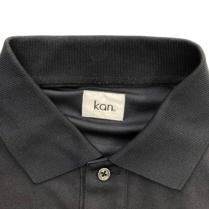 Kan CONVENIENT POLO L/S ポロシャツ ブラック サイズ：L【瀬戸大橋店】