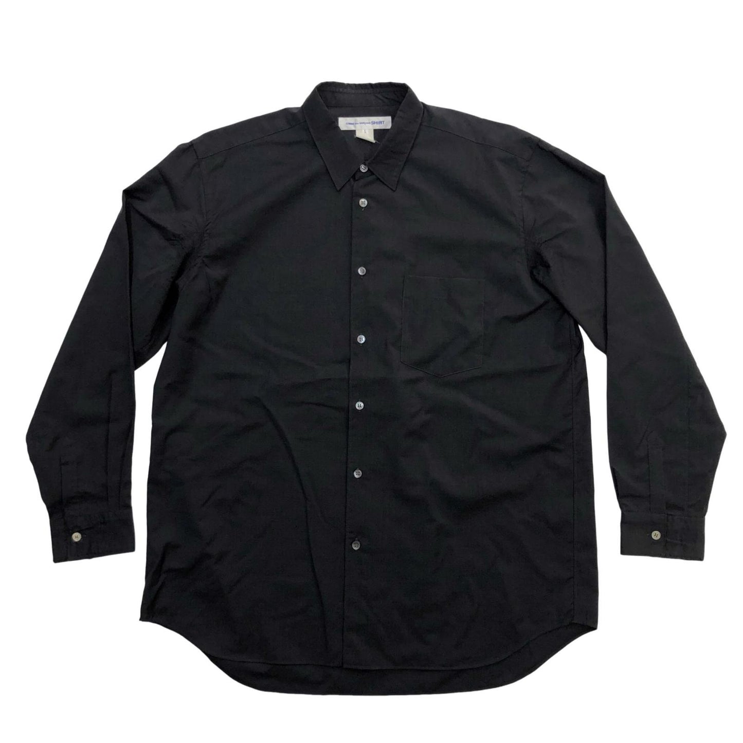 COMME des GARCONS SHIRT | コムデギャルソンシャツ Fine Wool Suit 長袖シャツ ブラック サイズ：L【瀬戸大橋店】