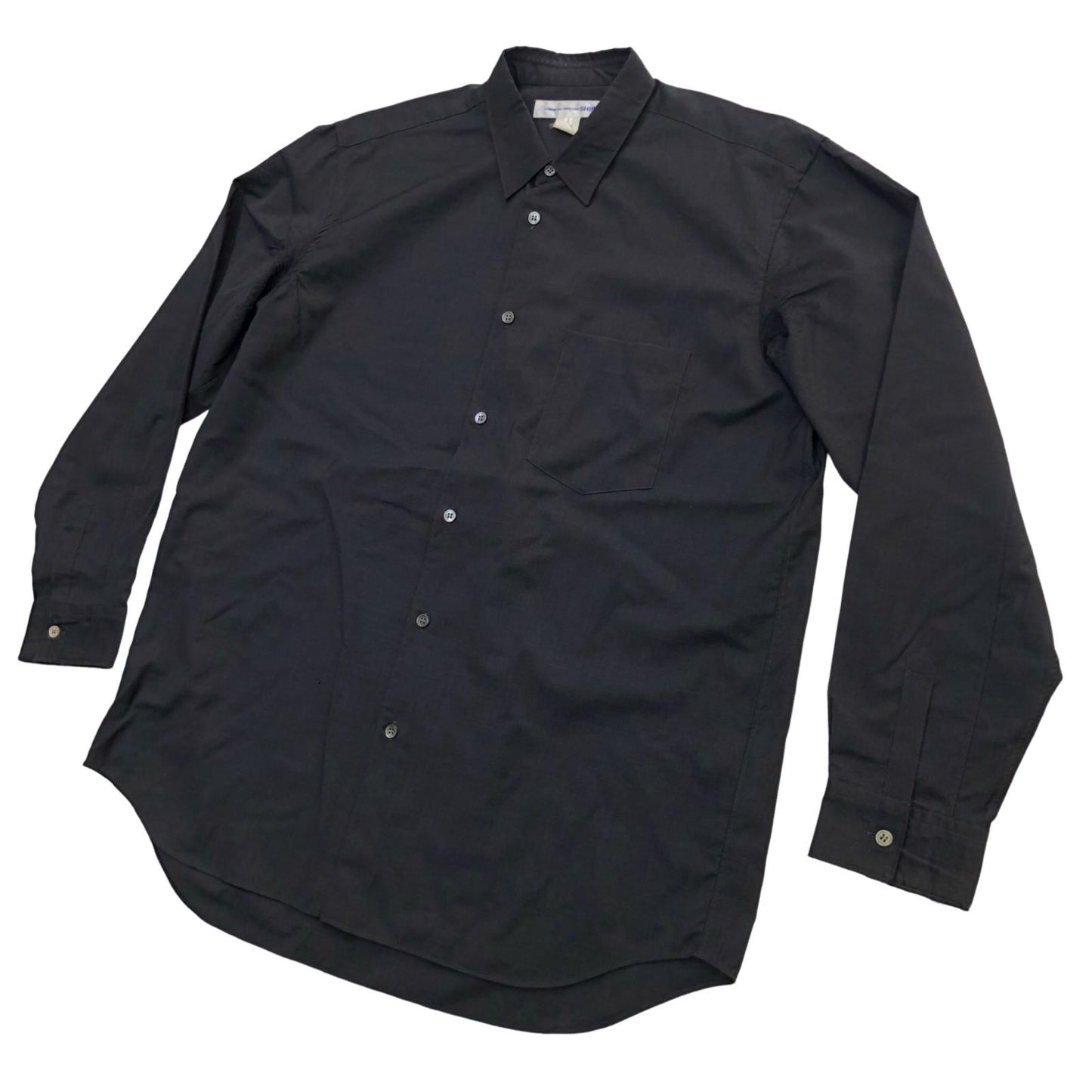 COMME des GARCONS SHIRT | コムデギャルソンシャツ Fine Wool Suit 長袖シャツ ブラック サイズ：L【瀬戸大橋店】