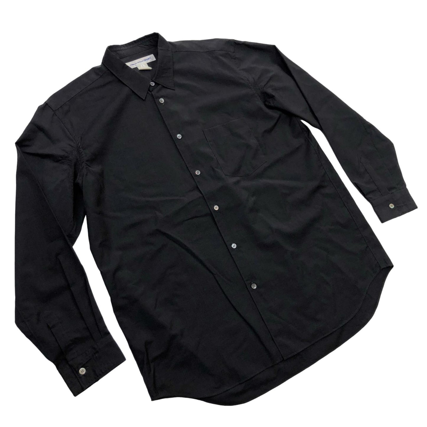 COMME des GARCONS SHIRT | コムデギャルソンシャツ Fine Wool Suit 長袖シャツ ブラック サイズ：L【瀬戸大橋店】