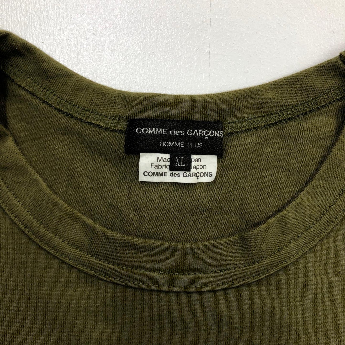 COMME des GARCONS HOMME PLUS | コムデギャルソンオムプリュス 半袖Ｔシャツ カーキ サイズ：XL【瀬戸大橋店】