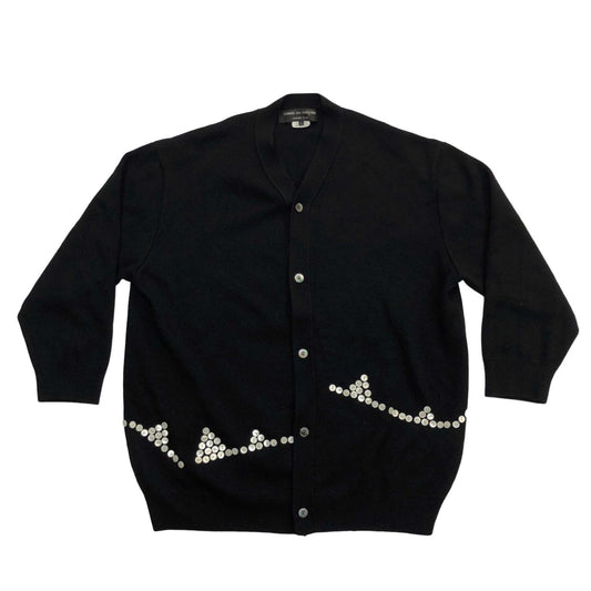 COMME des GARCONS HOMME PLUS | コムデギャルソンオムプリュス Button Stitched Cardigan カーディガン ブラック【瀬戸大橋店】
