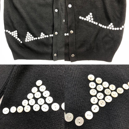 COMME des GARCONS HOMME PLUS | コムデギャルソンオムプリュス Button Stitched Cardigan カーディガン ブラック【瀬戸大橋店】