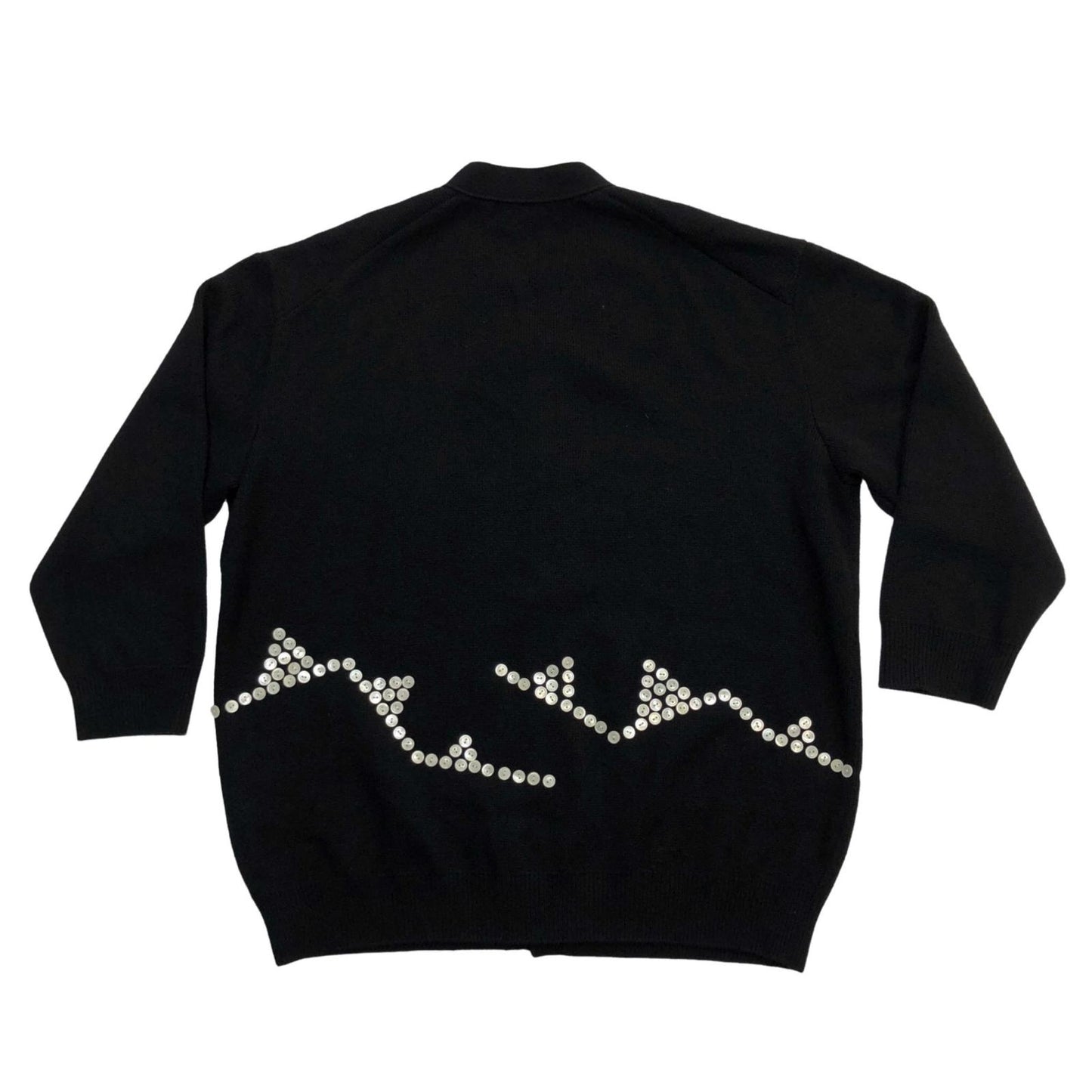 COMME des GARCONS HOMME PLUS | コムデギャルソンオムプリュス Button Stitched Cardigan カーディガン ブラック【瀬戸大橋店】
