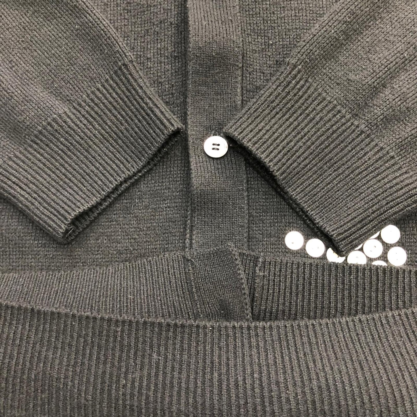 COMME des GARCONS HOMME PLUS | コムデギャルソンオムプリュス Button Stitched Cardigan カーディガン ブラック【瀬戸大橋店】