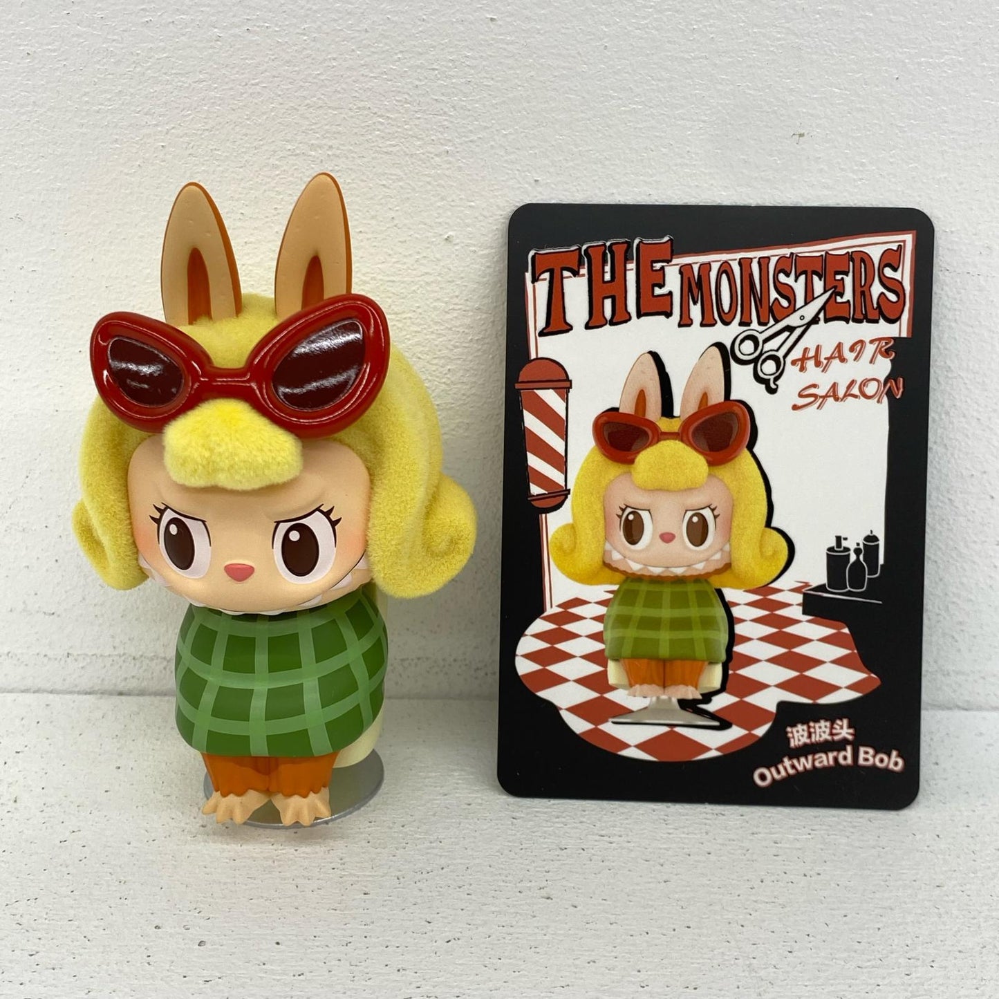 【中古】 POPMART フィギュア Outward Bob THE MONSTERS HAIR SALON【フィギュア】【加古川物流】