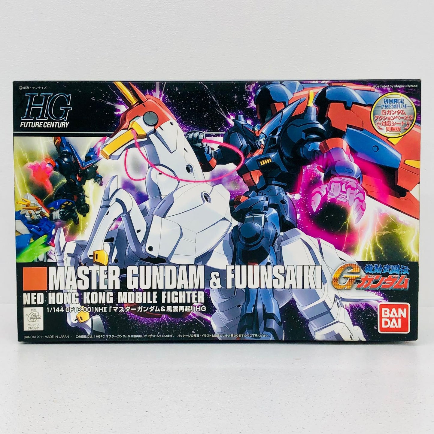 プラモデル 1/144HGFCGF-13-001NHIIマスターガンダム＆風雲再起「機動武闘伝Gガンダム」シリーズNo.128[0170961] GF-13-001NHIIマスターガンダム&風雲再起 HG 170961【加古川物流】