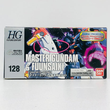 プラモデル 1/144HGFCGF-13-001NHIIマスターガンダム＆風雲再起「機動武闘伝Gガンダム」シリーズNo.128[0170961] GF-13-001NHIIマスターガンダム&風雲再起 HG 170961【加古川物流】