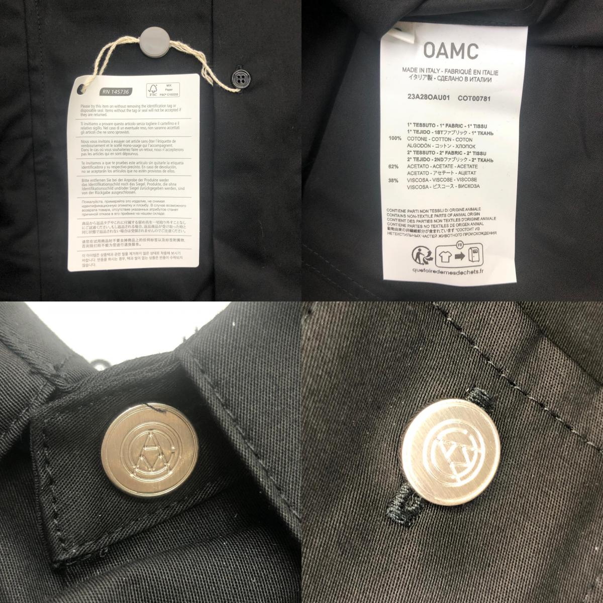 OAMC | オーエーエムシー 長袖シャツ ブラック【瀬戸大橋店】