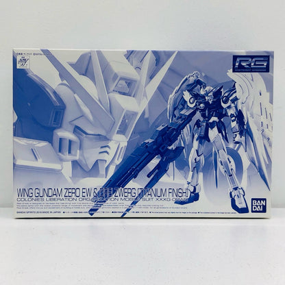 プラモデル 1/144RGXXXG-00W0ウイングガンダムゼロEW＆ドライツバークチタニウムフィニッシュ「新機動戦記ガンダムWEndlessWaltz」プレミアムバンダイ限定[5055378] XXXG-00W0ウイングガンダムゼロEW＆ドライツバークチタニウムフィニッシュ RG プレミアムバンダイ限定 5055378【加古川物流】