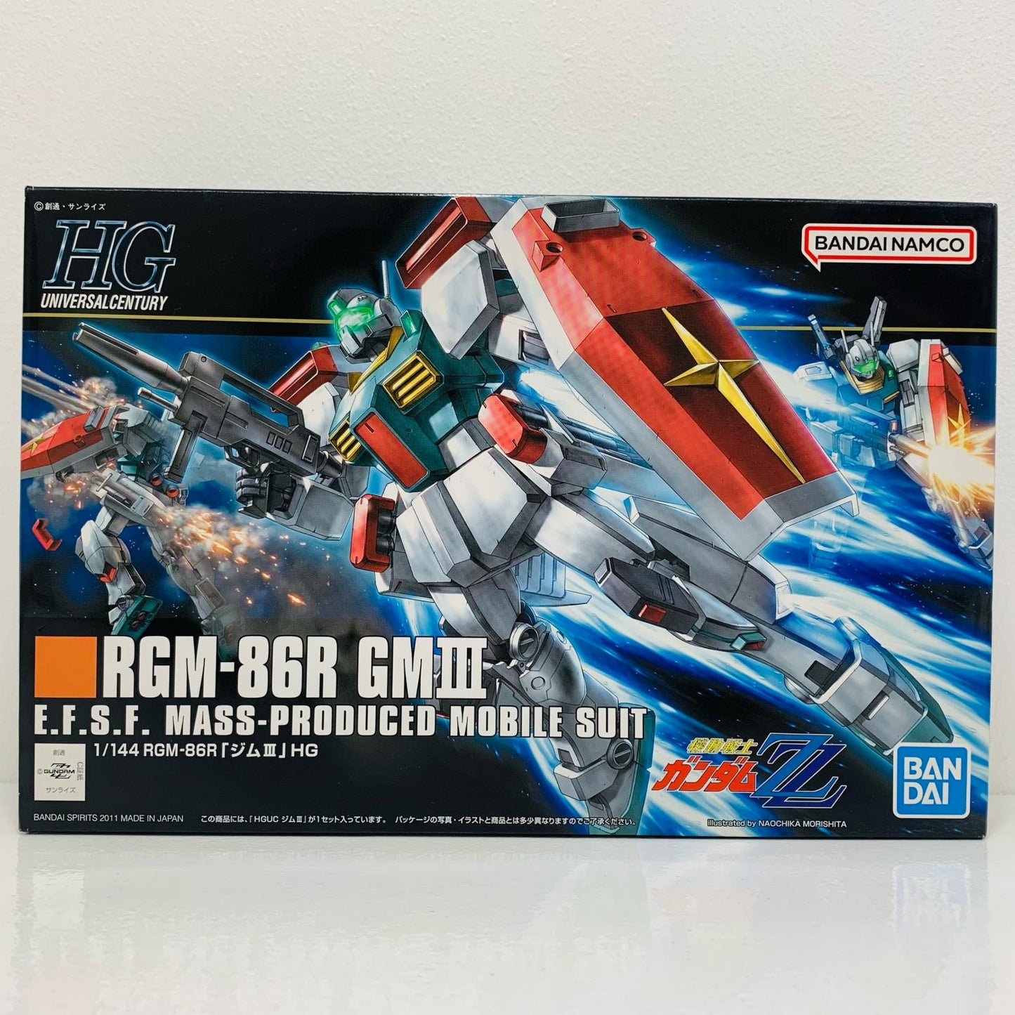 プラモデル 1/144HGUCRGM-86RジムIII「機動戦士ガンダムZZ」[5055882] RGM-86R ジム2I HG 5055882【加古川物流】