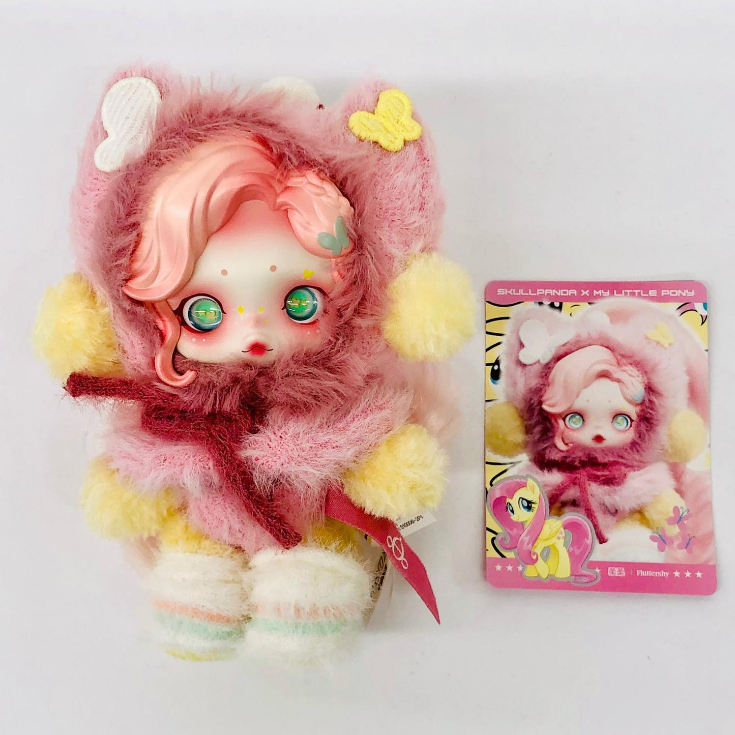 ぬいぐるみ Fluttershy「SKULLPANDA × My Little Pony シリーズ ぬいぐるみペンダント」 Fluttershy SKULLPANDA × My Little Pony ぬいぐるみペンダント【加古川物流】