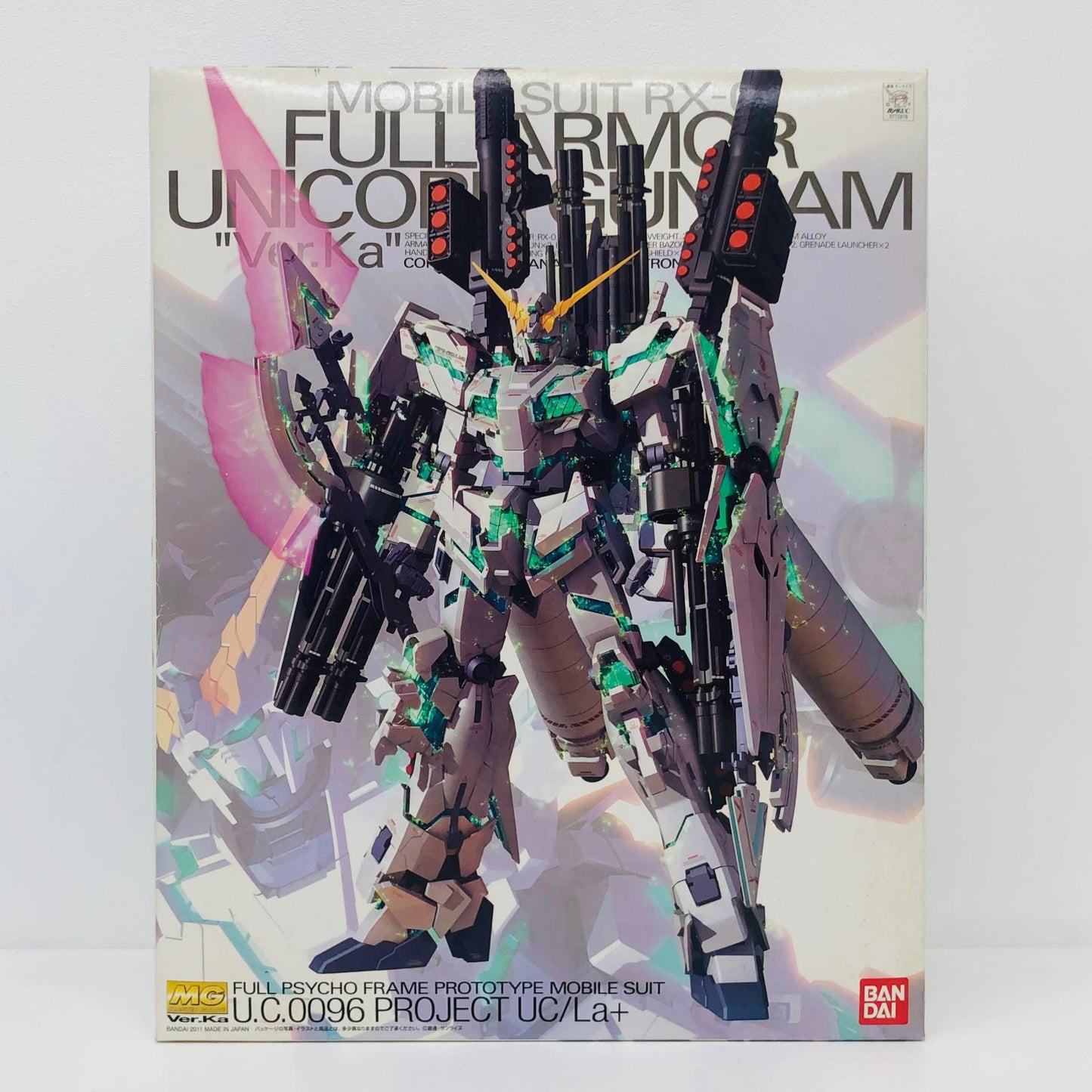 プラモデル 1/100MGRX-0フルアーマーユニコーンガンダムVer.Ka「機動戦士ガンダムUC」[0172818] RX-0フルアーマーユニコーンガンダムVer.Ka MG 172818【加古川物流】