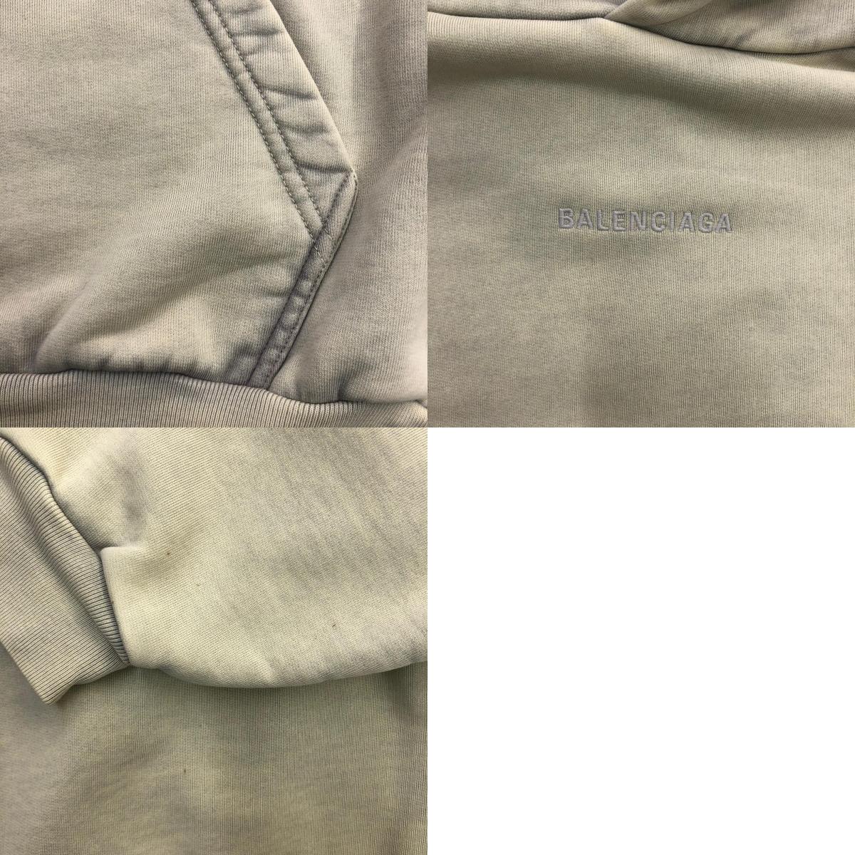 BALENCIAGA | バレンシアガ NEW BAL BACK HOODIE パーカー ベージュ サイズ：XS【瀬戸大橋店】