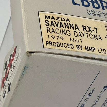 おもちゃ・玩具 1/43MAZDASAVANNARX-7RACINGDAYTONA1979NGK#7(ホワイト×グリーン)[43238] MAZDA SAVANNA RX-7 1/43スケール RACING DAYTONA 1979NGK#7 43238【加古川物流】