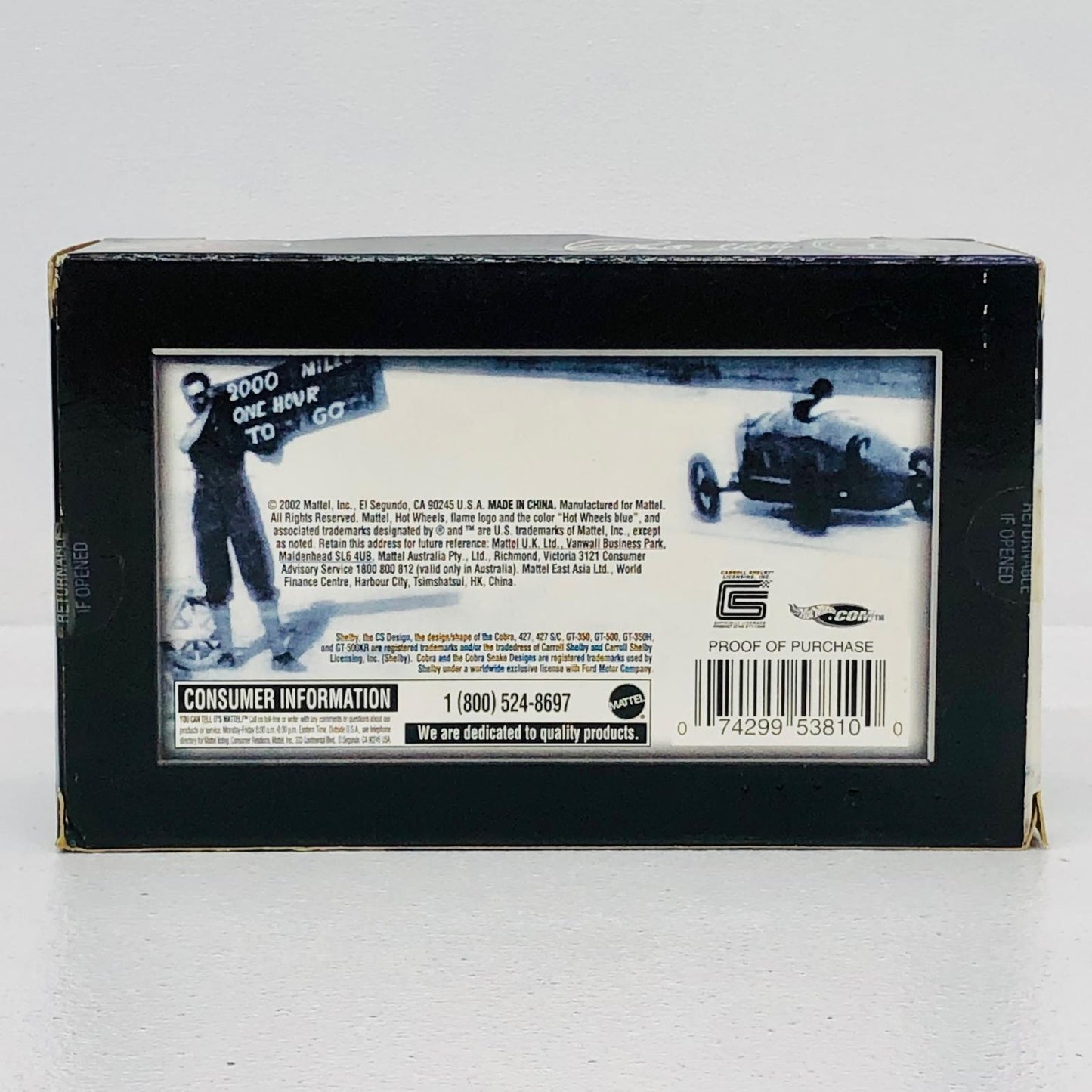 おもちゃ・玩具 1/64SHELBYSERIES1(シルバー×ブルー)＆COBRA427S/C#98(ブルー×ホワイト)「CarrollShelbyCobra/HotWheels」[53810] SHELBYSERIES1 1/64スケール 53810【加古川物流】