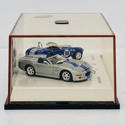 おもちゃ・玩具 1/64SHELBYSERIES1(シルバー×ブルー)＆COBRA427S/C#98(ブルー×ホワイト)「CarrollShelbyCobra/HotWheels」[53810] SHELBYSERIES1 1/64スケール 53810【加古川物流】