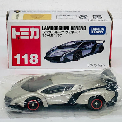 おもちゃ・玩具 ランボルギーニヴェネーノ(シルバー/箱)「トミカNo.118」 ランボルギーニヴェネーノ(シルバー/箱) No.118【加古川物流】