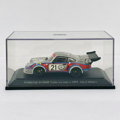 おもちゃ・玩具 1/43PORSCHE911RSRTURBO21Leman’s1974DUNLOP#21(シルバー×レッド×ライトブルー)「RACINGCARCOLLECTION」[43535] PORSCHE 911 RSR TURBO 21Leman’s 1974 DUNLOP #21 1/43スケール 43535【加古川物流】