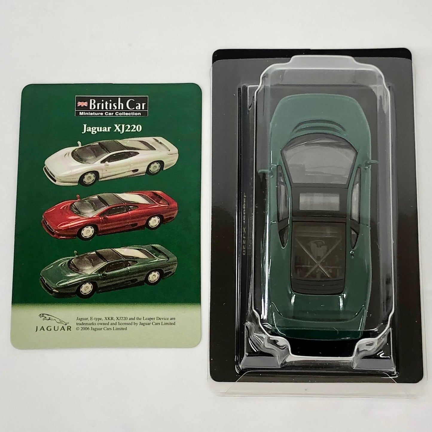 おもちゃ・玩具 1/64JaguarXJ220(グリーン)「ブリティッシュカーミニカーコレクション」サークルK・サンクス限定 JaguarXJ220 1/64スケール サークルK・サンクス限定【加古川物流】