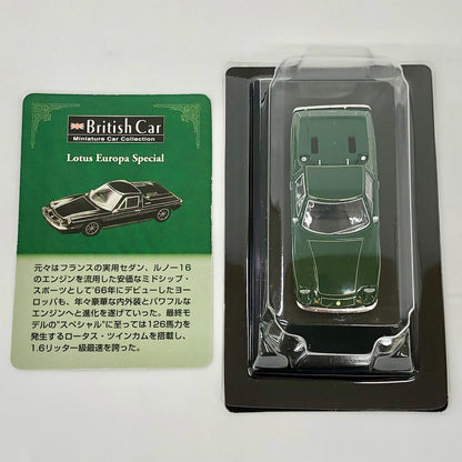 おもちゃ・玩具 1/64LotusEuropaSpecial(グリーン)「ブリティッシュカーミニカーコレクション」サークルK・サンクス限定 LotusEuropaSpecial 1/64スケール サークルK・サンクス限定【加古川物流】