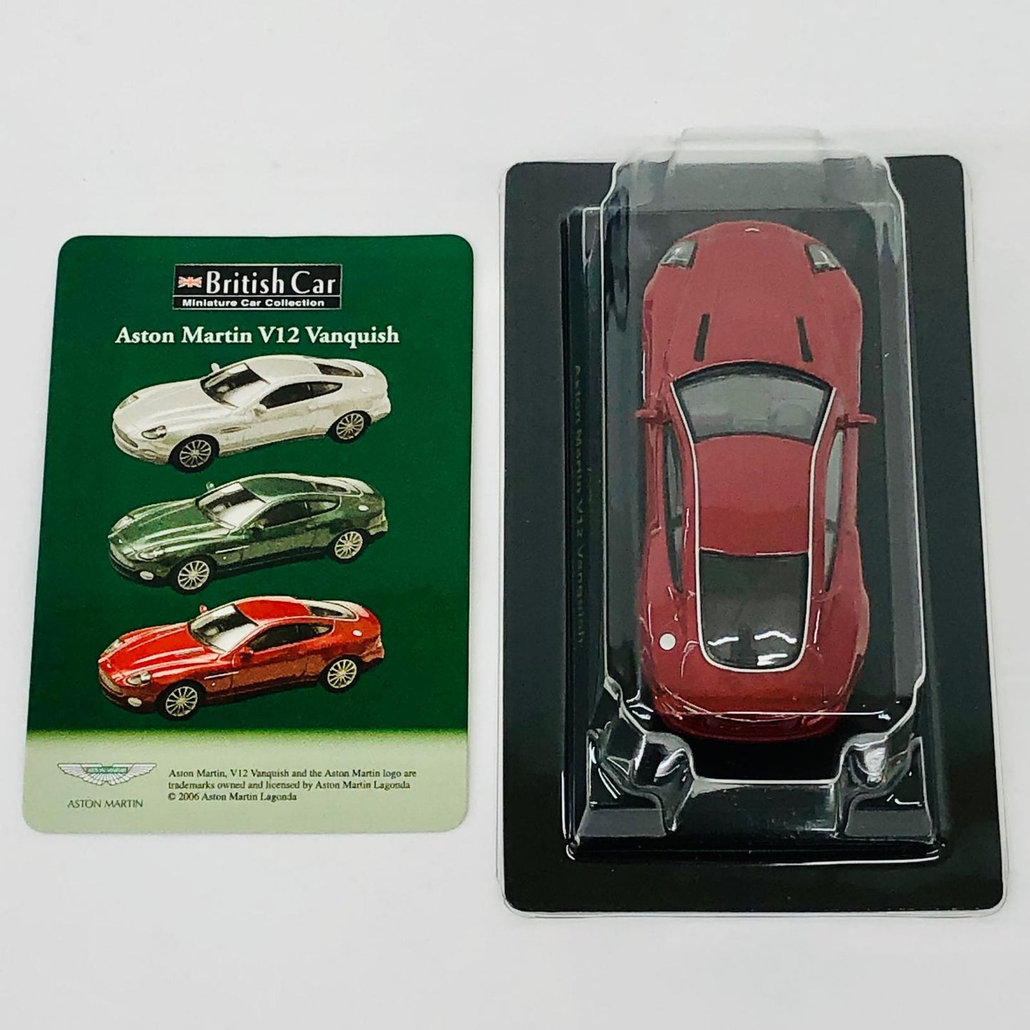 おもちゃ・玩具 1/64AstonMartinV12Vanquish(レッド)「ブリティッシュカーミニカーコレクション」サークルK・サンクス限定 AstonMartinV12Vanquish 1/64スケール サークルK・サンクス限定【加古川物流】
