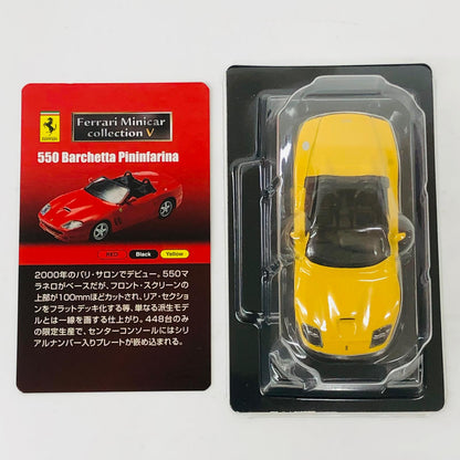 おもちゃ・玩具 1/64Ferrari550BarchettaPininfaria(イエロー)「フェラーリミニカーコレクションV」サークルK・サンクス限定 Ferrari550BarchettaPininfaria 1/64スケール サークルK・サンクス限定【加古川物流】